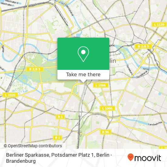 Berliner Sparkasse, Potsdamer Platz 1 map