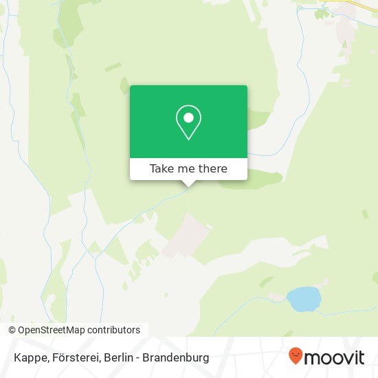 Kappe, Försterei map