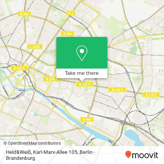 Held&Weiß, Karl-Marx-Allee 105 map