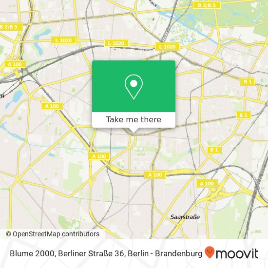 Blume 2000, Berliner Straße 36 map