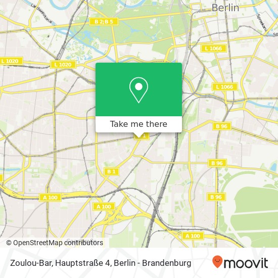 Zoulou-Bar, Hauptstraße 4 map