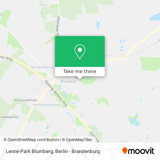 Lenné-Park Blumberg map