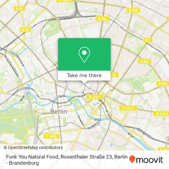 Funk You Natural Food, Rosenthaler Straße 23 map