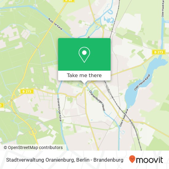 Stadtverwaltung Oranienburg map