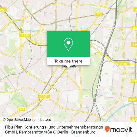 Fibu-Plan Kontierungs- und Unternehmensberatungs-GmbH, Rembrandtstraße 8 map