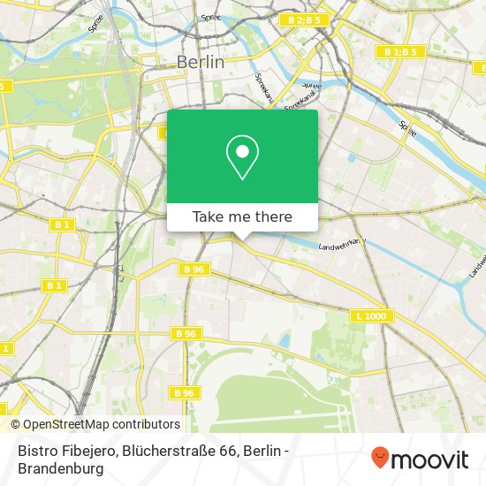 Bistro Fibejero, Blücherstraße 66 map