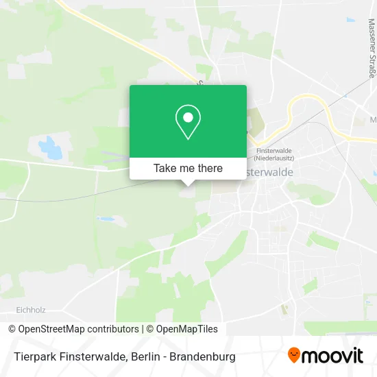 Карта Tierpark Finsterwalde