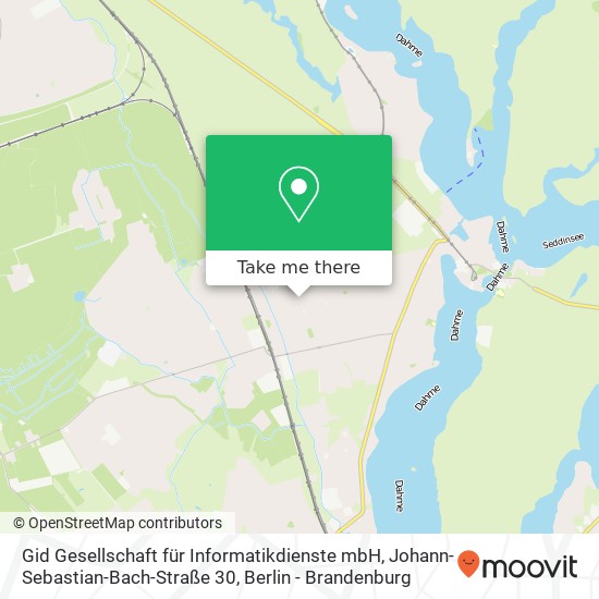 Gid Gesellschaft für Informatikdienste mbH, Johann-Sebastian-Bach-Straße 30 map