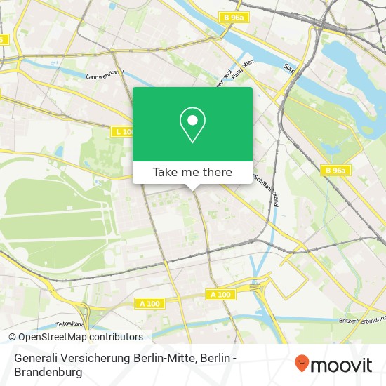 Generali Versicherung Berlin-Mitte map