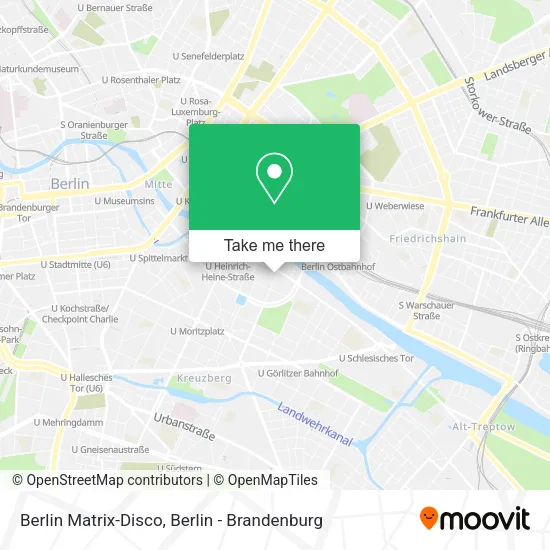 Карта Berlin Matrix-Disco