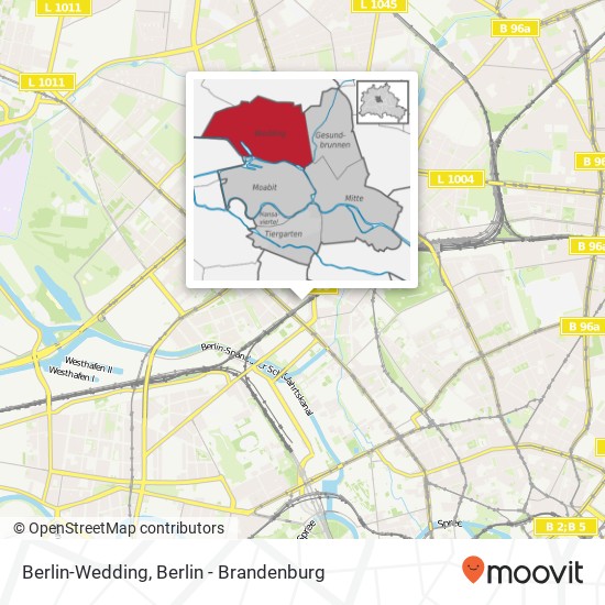 Berlin-Wedding map