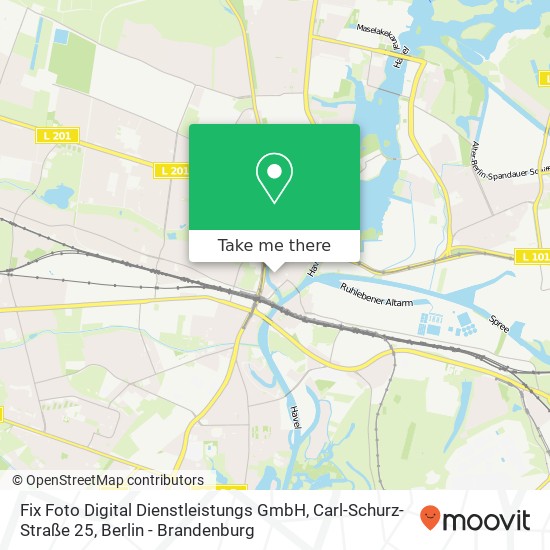 Карта Fix Foto Digital Dienstleistungs GmbH, Carl-Schurz-Straße 25