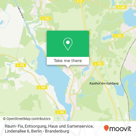 Räum- Fix, Entsorgung, Haus und Gartenservice, Lindenallee 6 map