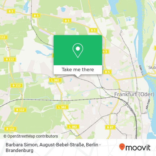 Карта Barbara Simon, August-Bebel-Straße