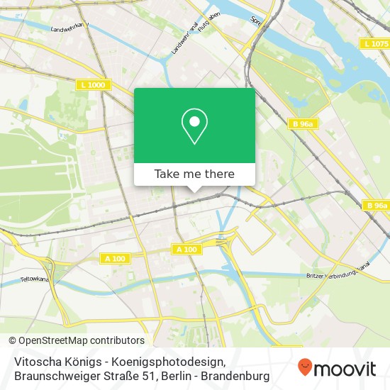 Карта Vitoscha Königs - Koenigsphotodesign, Braunschweiger Straße 51