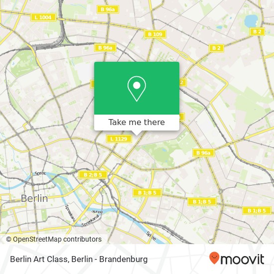 Berlin Art Class map