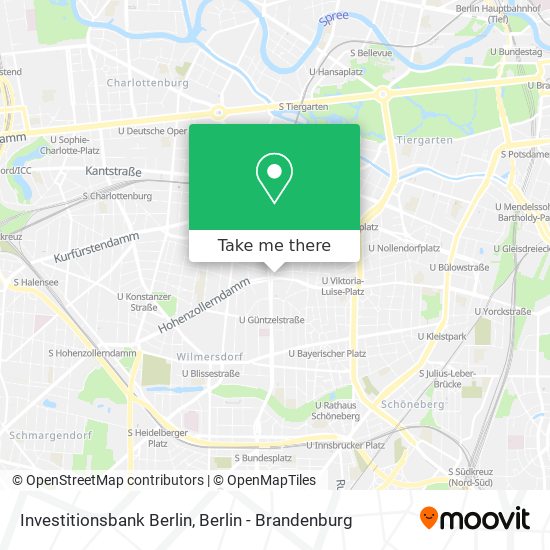 Карта Investitionsbank Berlin