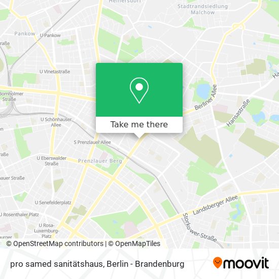 pro samed sanitätshaus map