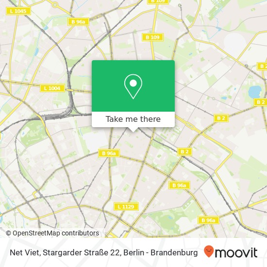 Карта Net Viet, Stargarder Straße 22