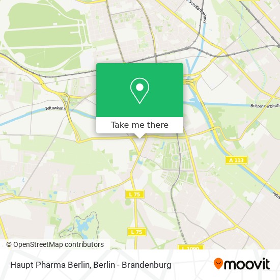 Haupt Pharma Berlin map