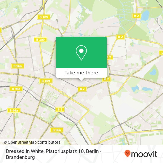 Dressed in White, Pistoriusplatz 10 map