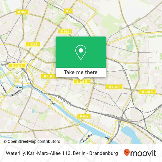 Waterlily, Karl-Marx-Allee 113 map