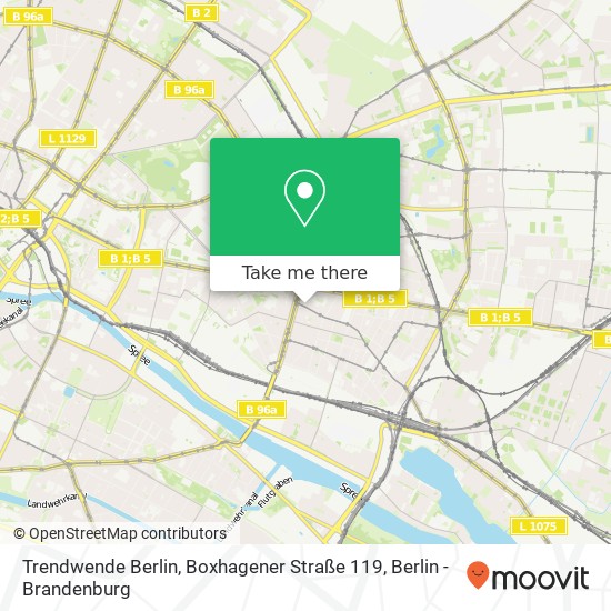 Trendwende Berlin, Boxhagener Straße 119 map