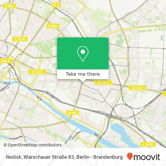 Redisk, Warschauer Straße 83 map