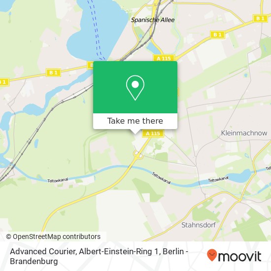 Advanced Courier, Albert-Einstein-Ring 1 map