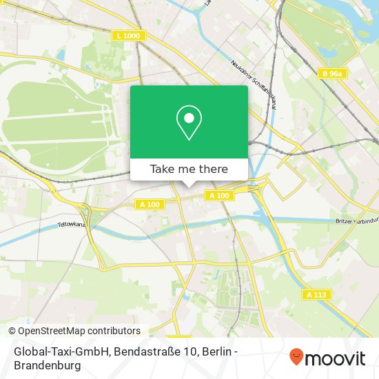 Global-Taxi-GmbH, Bendastraße 10 map