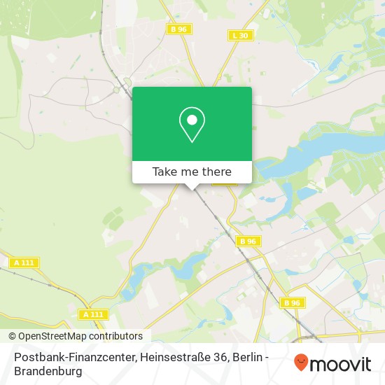 Postbank-Finanzcenter, Heinsestraße 36 map