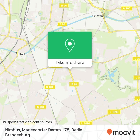 Nimbus, Mariendorfer Damm 175 map