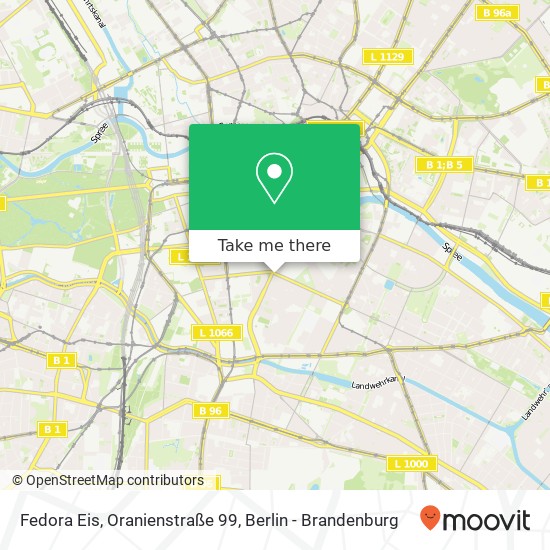 Fedora Eis, Oranienstraße 99 map
