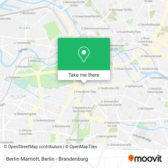 Карта Berlin Marriott