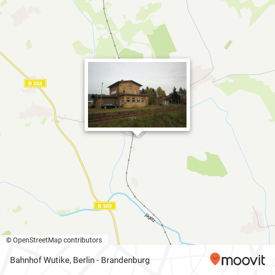 Bahnhof Wutike map