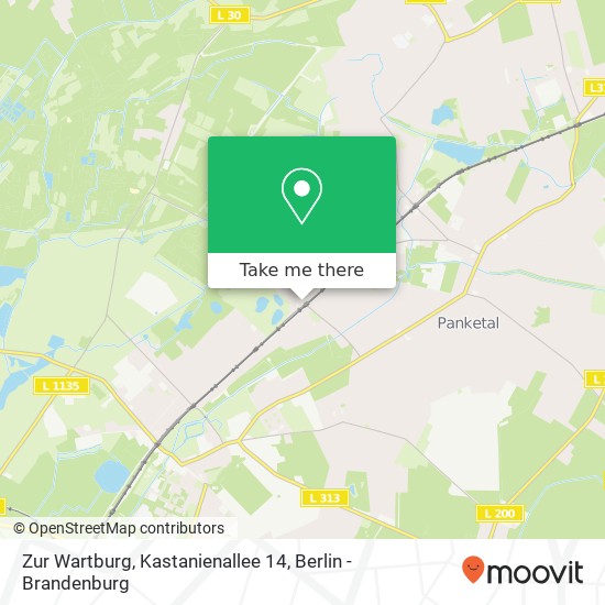 Zur Wartburg, Kastanienallee 14 map