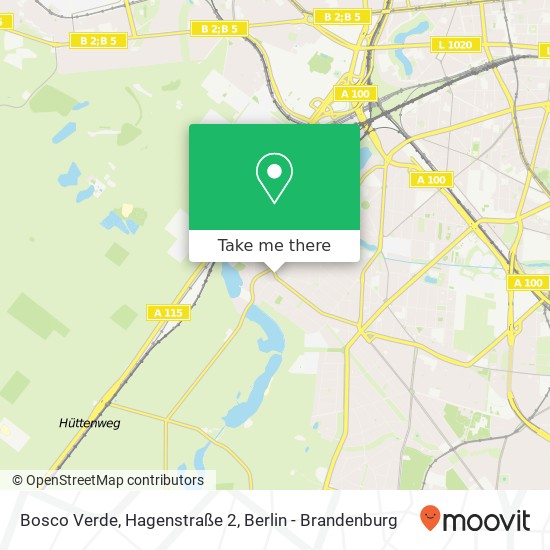 Bosco Verde, Hagenstraße 2 map