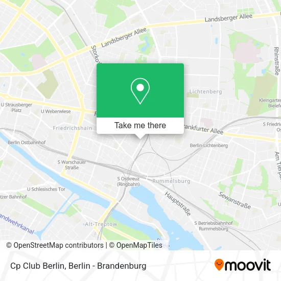 Карта Cp Club Berlin