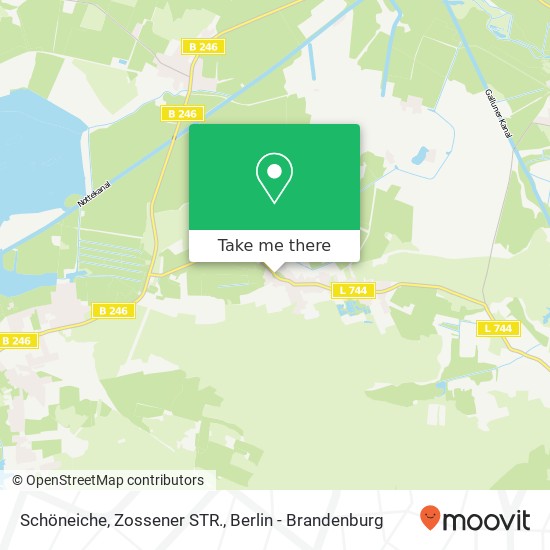 Schöneiche, Zossener STR. map