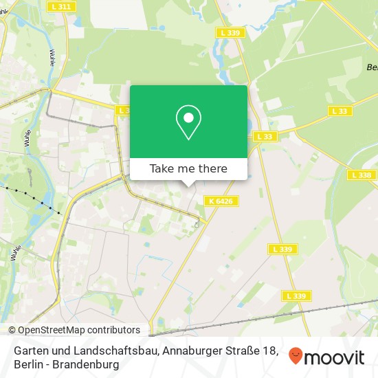 Карта Garten und Landschaftsbau, Annaburger Straße 18