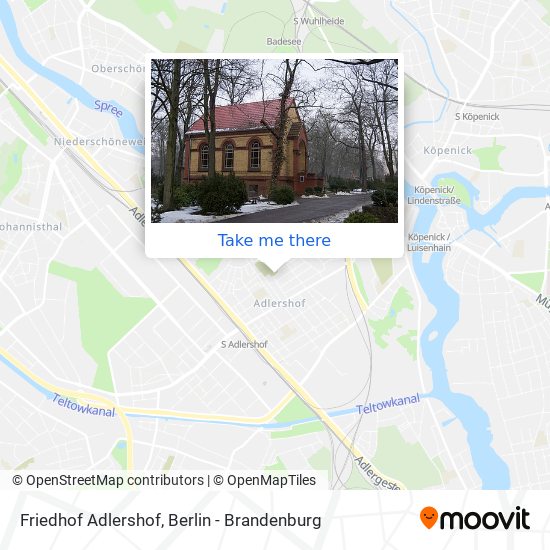 Friedhof Adlershof map