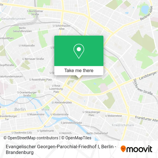 Карта Evangelischer Georgen-Parochial-Friedhof I
