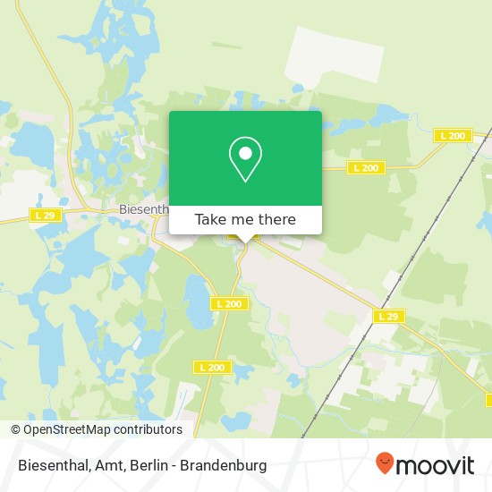 Biesenthal, Amt map