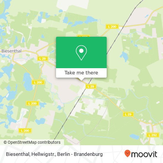 Biesenthal, Hellwigstr. map