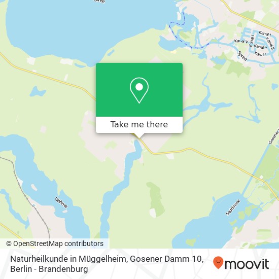 Naturheilkunde in Müggelheim, Gosener Damm 10 map