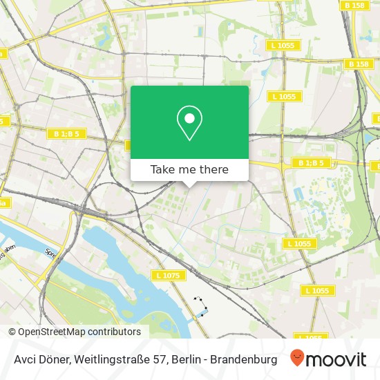 Avci Döner, Weitlingstraße 57 map