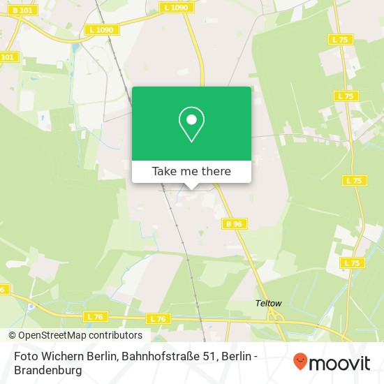 Foto Wichern Berlin, Bahnhofstraße 51 map