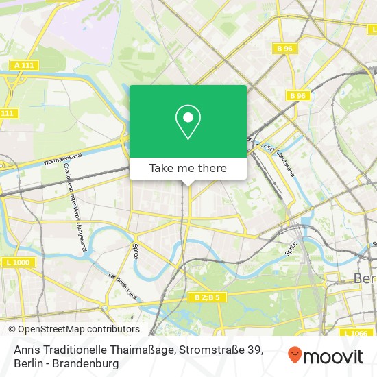 Ann's Traditionelle Thaimaßage, Stromstraße 39 map