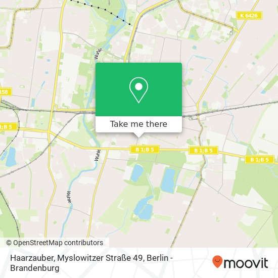Haarzauber, Myslowitzer Straße 49 map