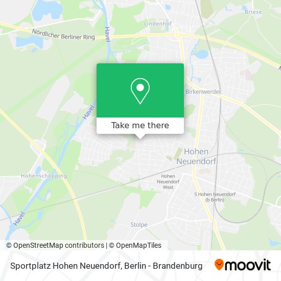 Sportplatz Hohen Neuendorf map